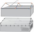 Medium Peak Dog Kennel Cover